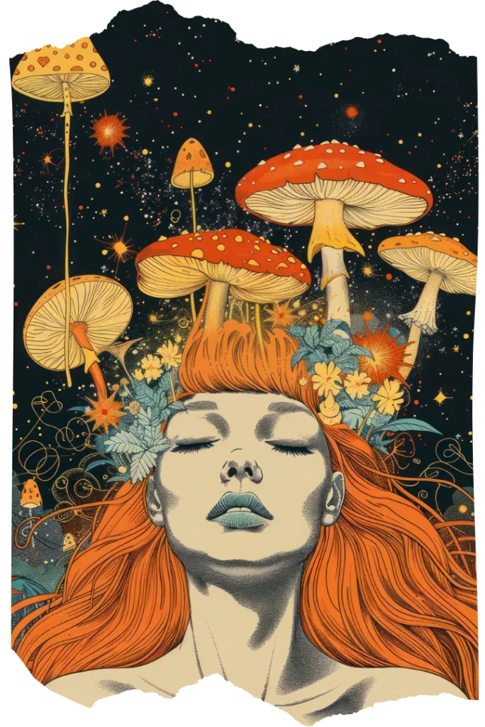 obraz grzyby psychodeliczne