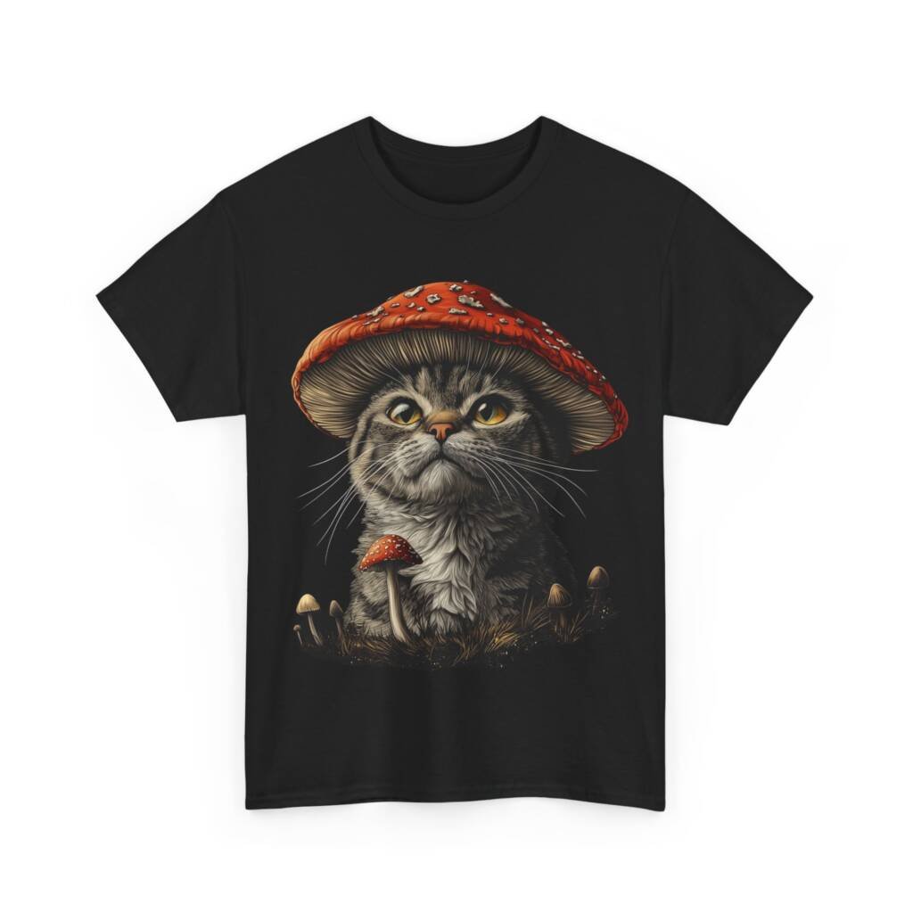 koszulka z muchomorem, t-shirt z grzybokotem, koszulka muchomor