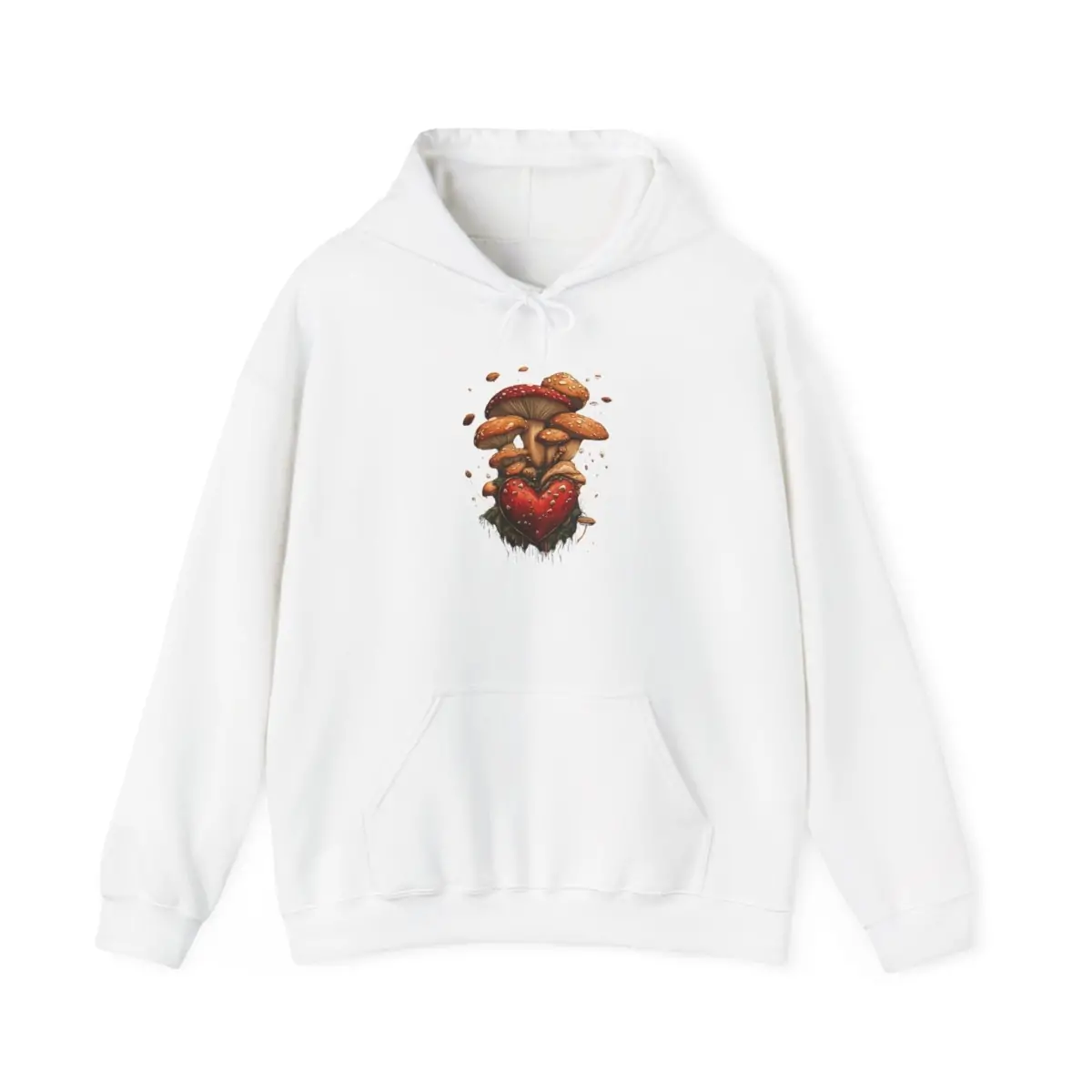 Bluza z kapturem z motywem grzybowym 1