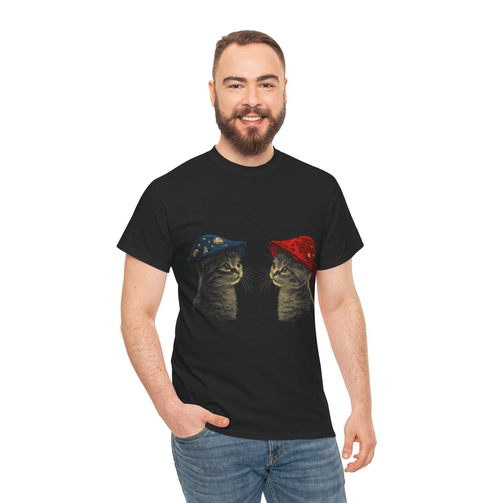 Grzybozwierzak Love 1: T-shirt unisex - obrazek 6