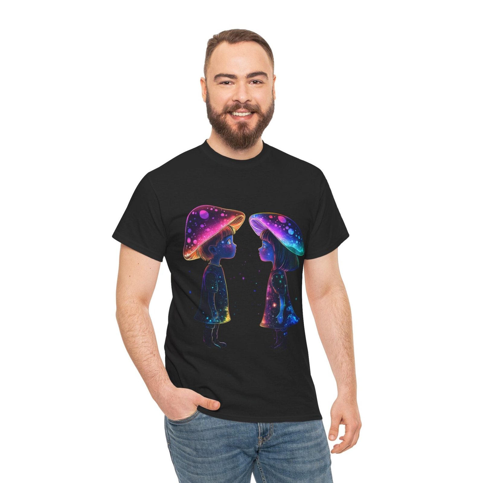 Mushroom Love 9: T-shirt unisex - obrazek 5