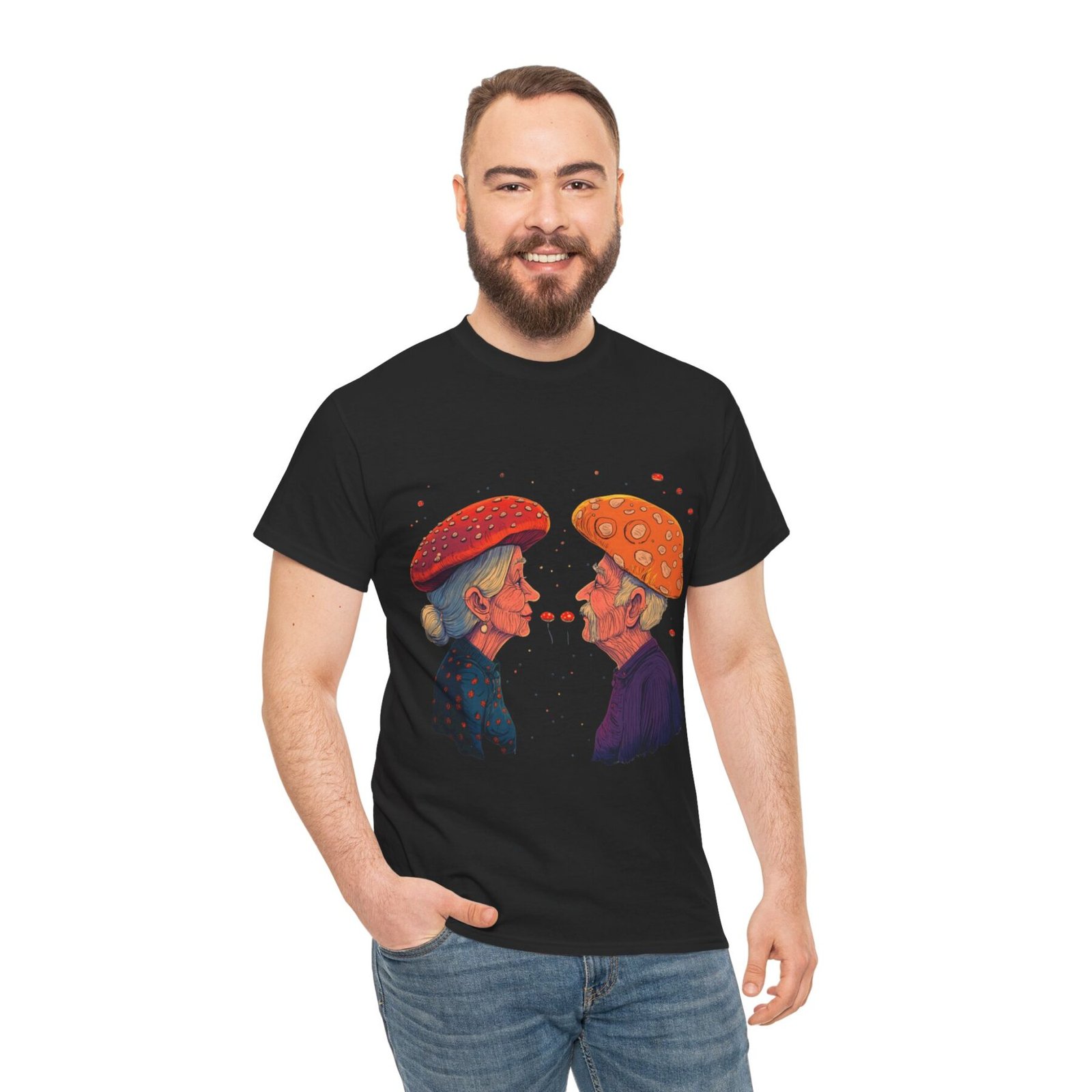 Mushroom Love 8: T-shirt unisex - obrazek 5