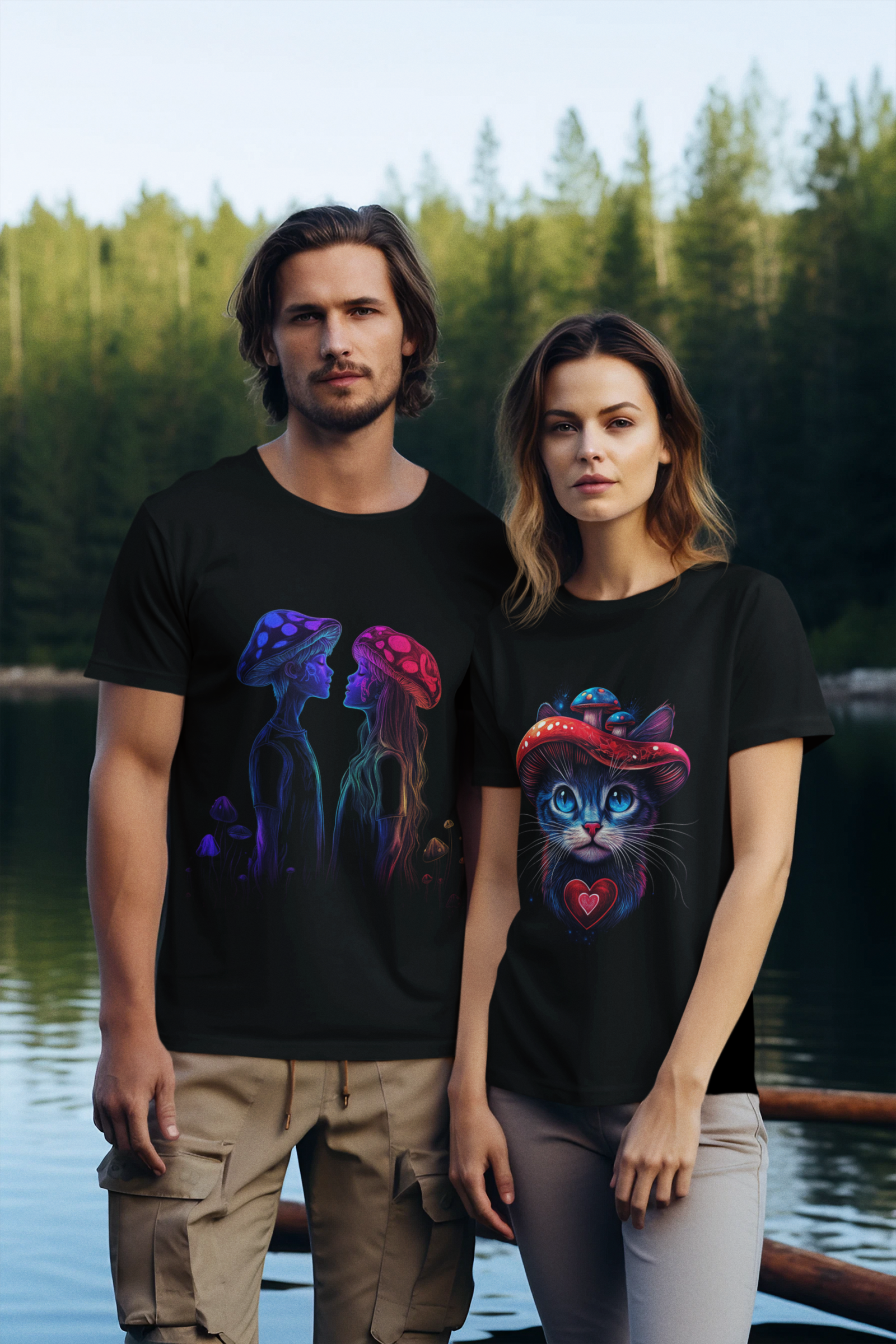 Mushroom Love 6: T-shirt unisex