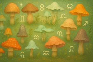 znaki zodiaku dla grzybiarzy