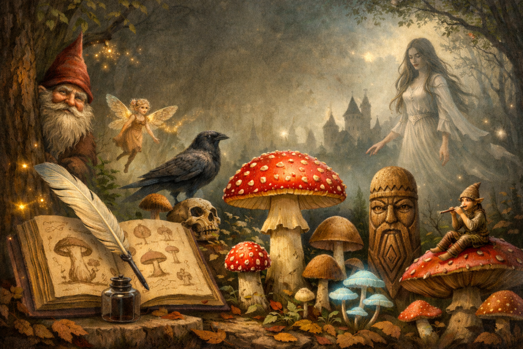 Grzyby w kulturze ludowej - symbolika